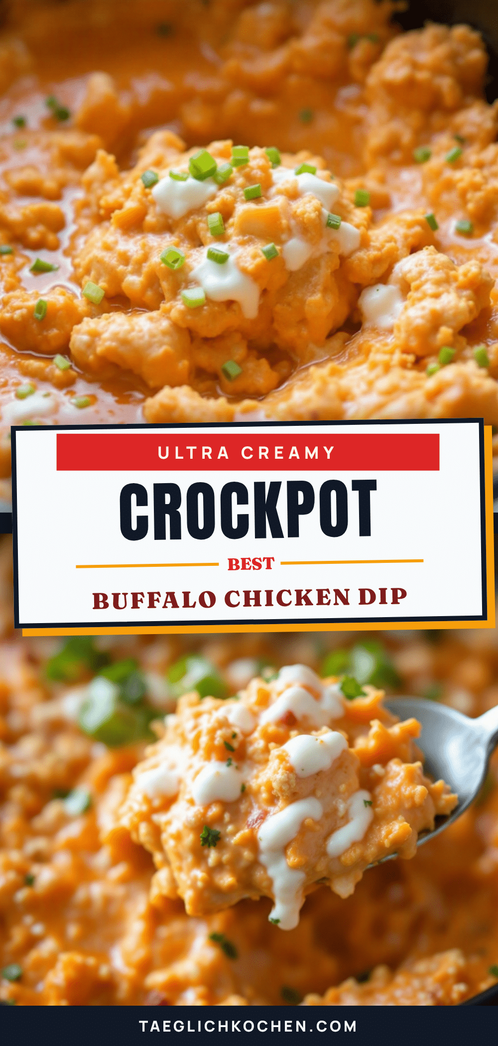 Buffalo Chicken Dip aus dem Crockpot recipe