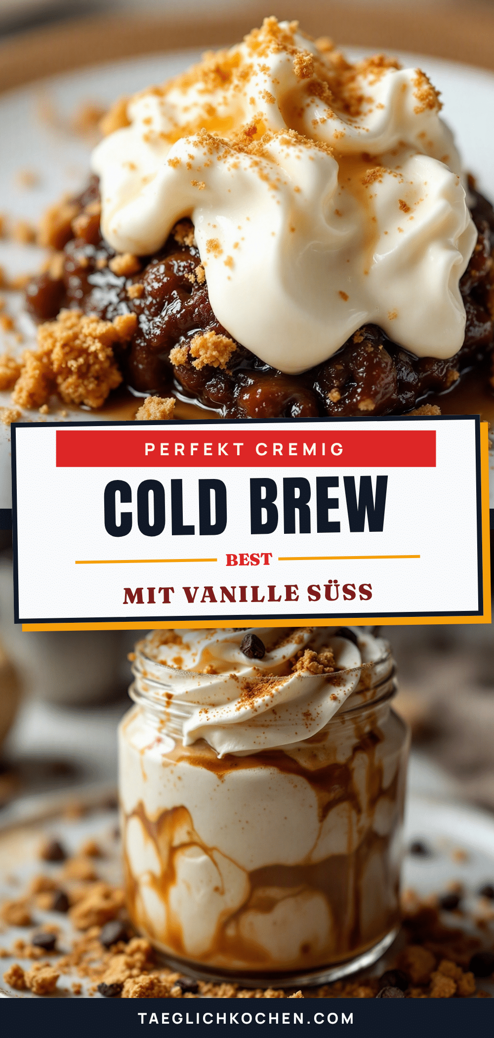 Cold Brew mit Vanille-Sahne recipe