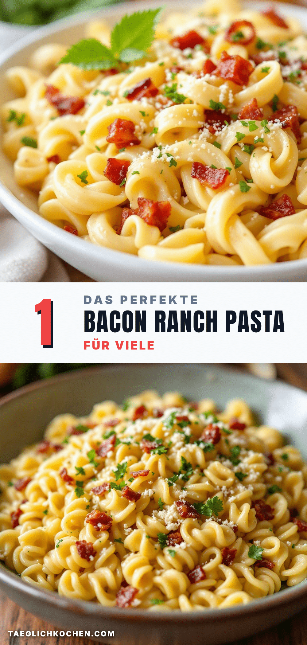 cremiger bacon ranch pasta salad recipe