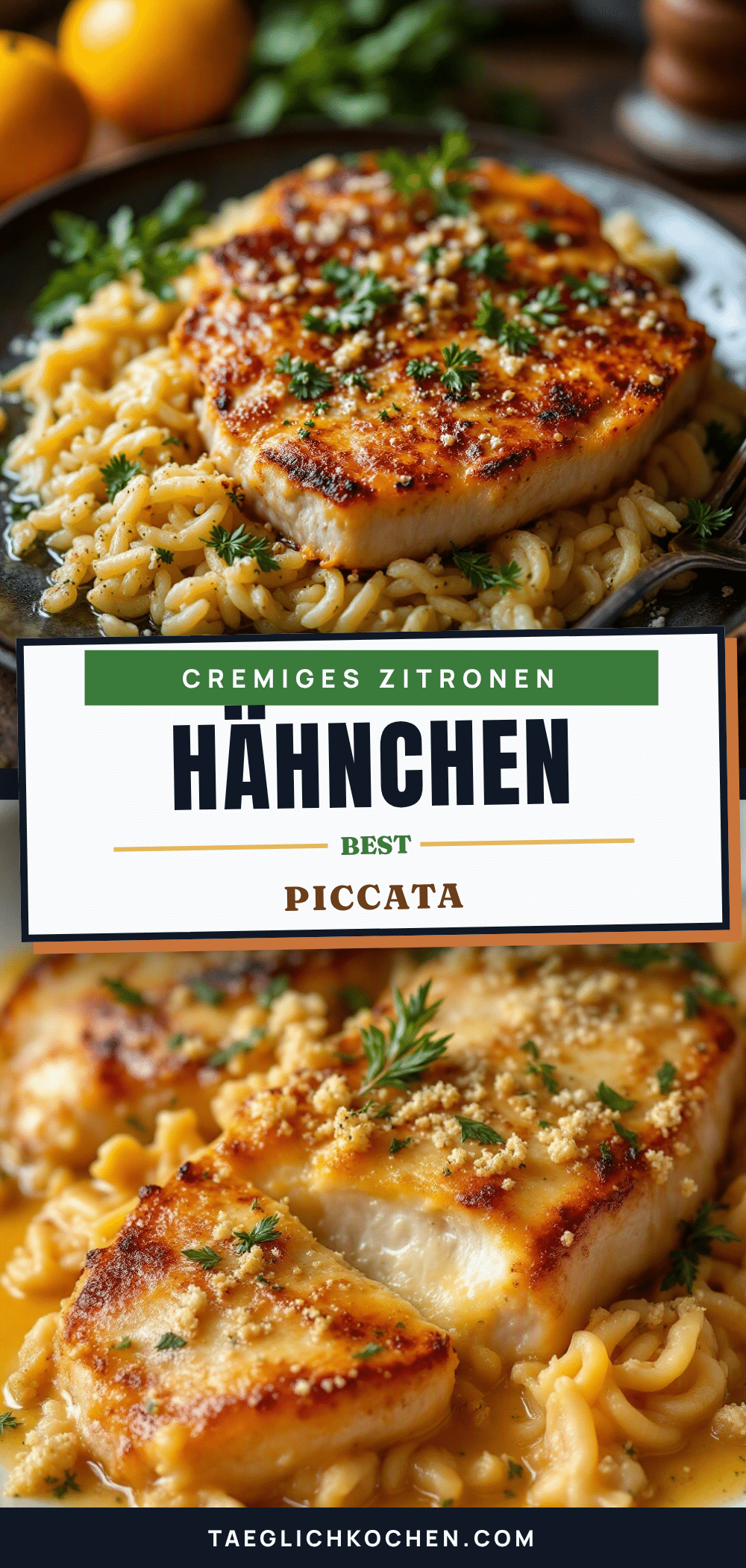 cremiges Hähnchen-Piccata recipe