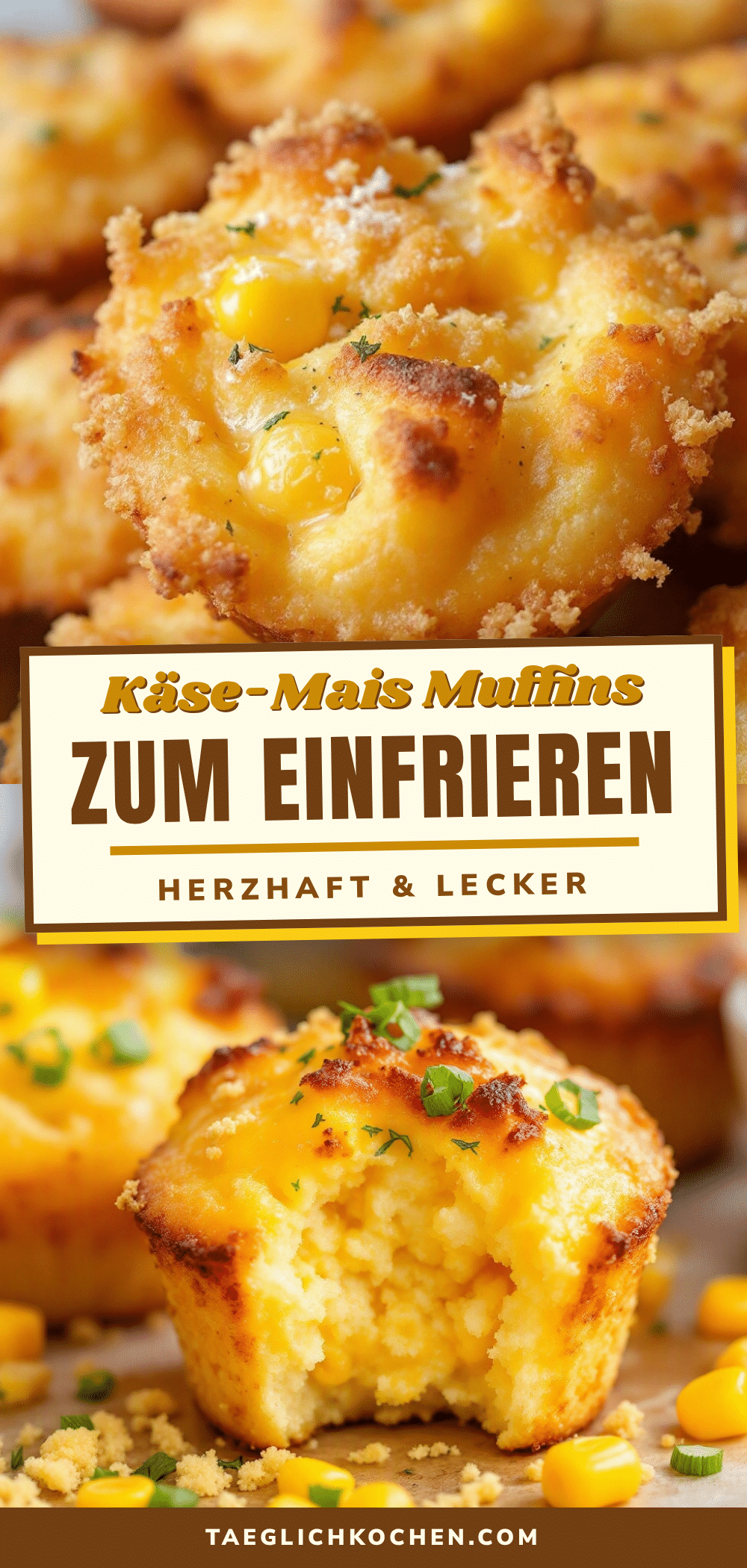 Einfache Käse-Mais Muffins recipe