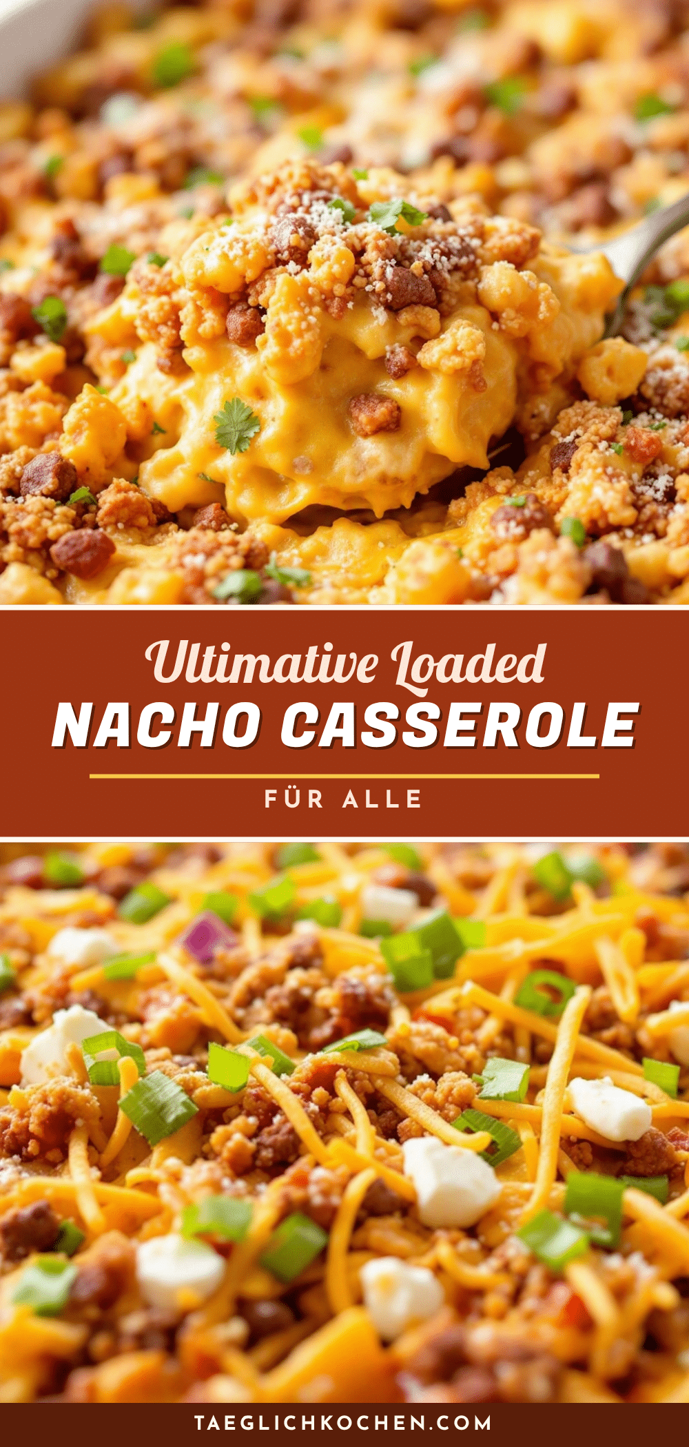 Einfache Loaded Nacho Casserole recipe
