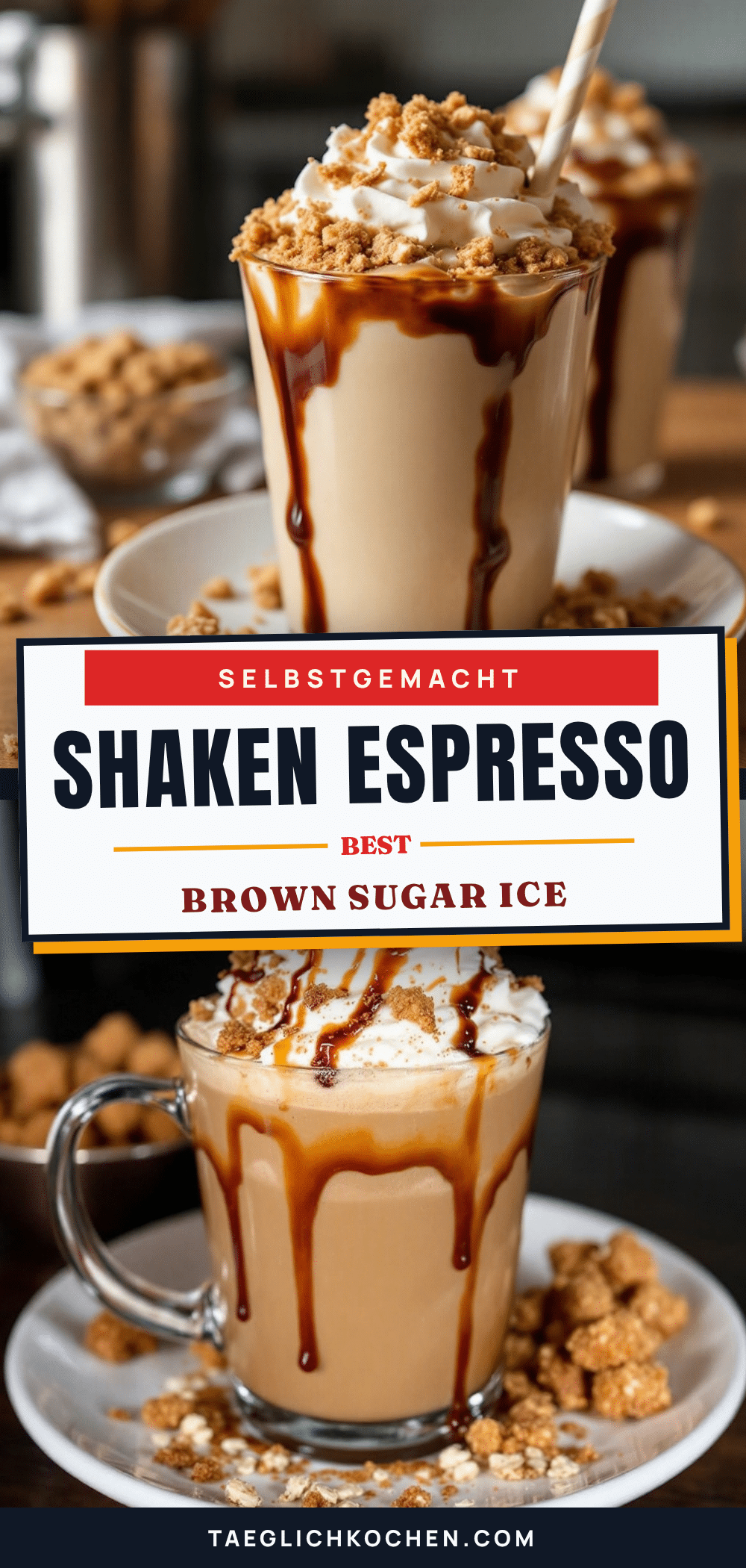 Einfacher Iced Brown Sugar Shaken Espresso recipe