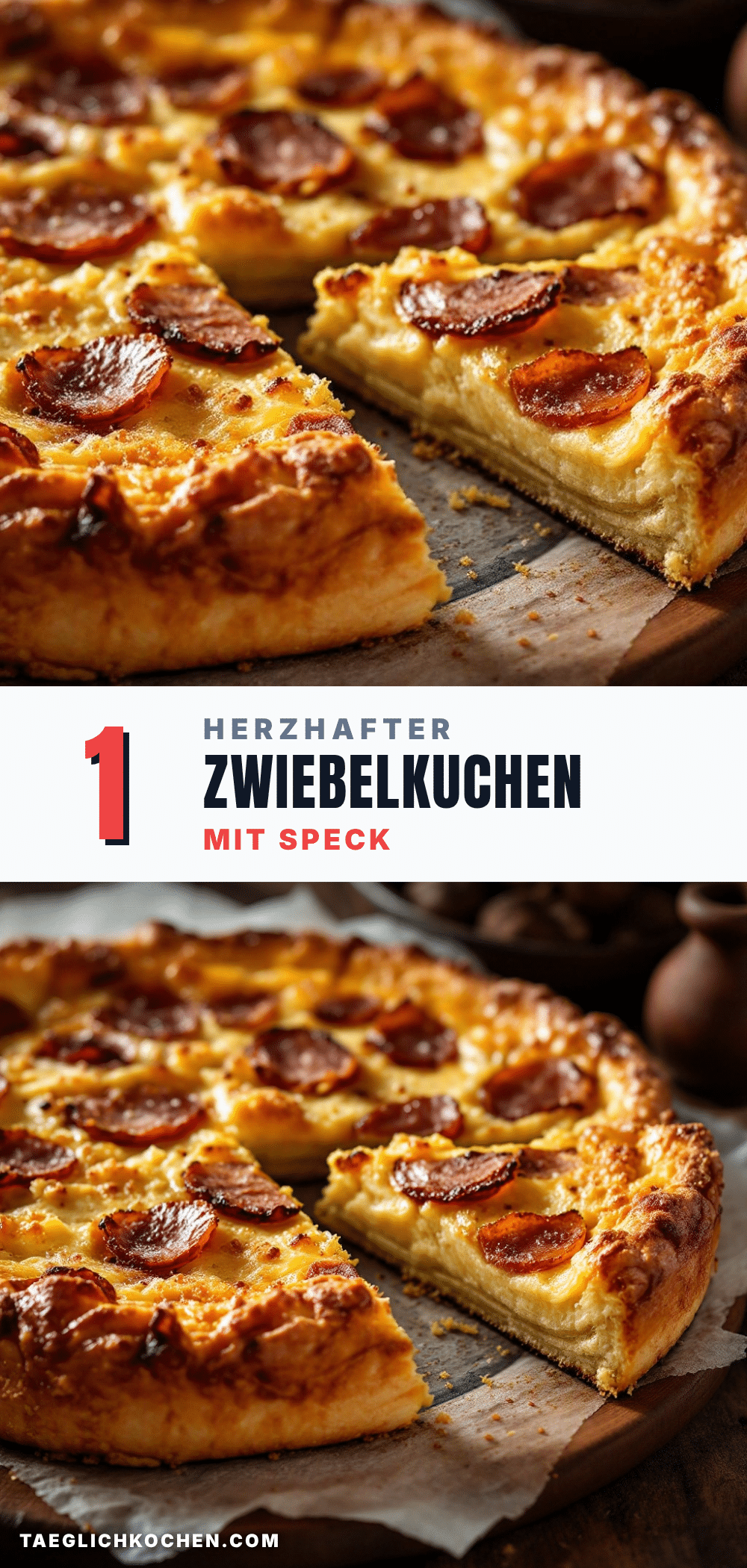 Zwiebelkuchen mit Speck recipe