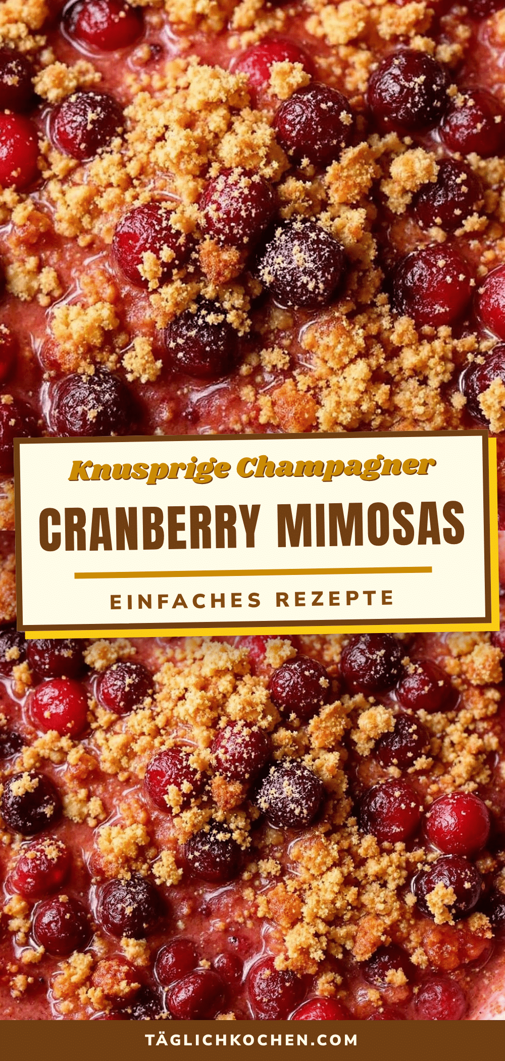 Champagner-Cranberry-Mimosa recipe