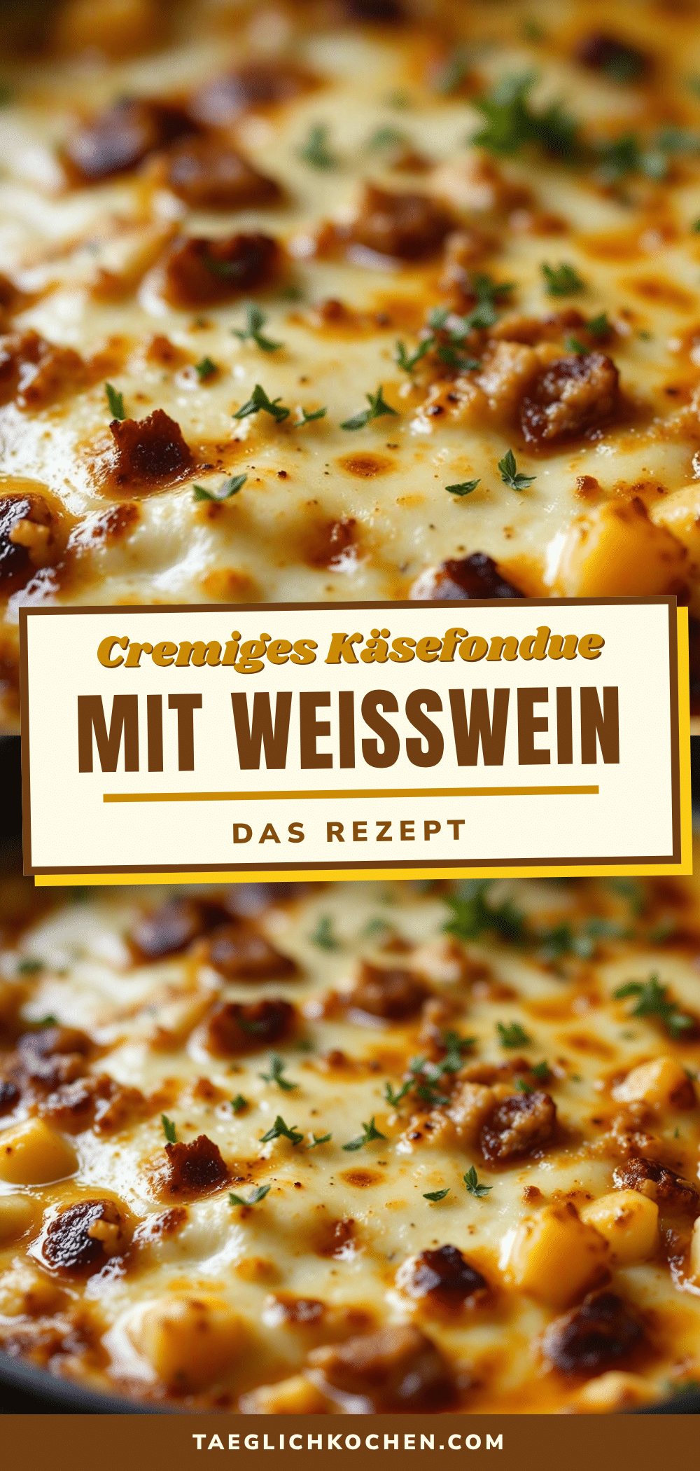 cremiges Käsefondue mit Weißwein und Knoblauch recipe