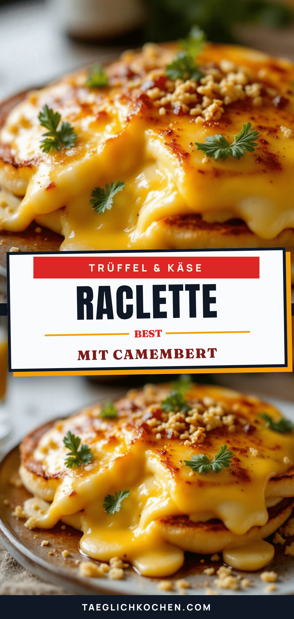 Cremiges Raclette-Pfännchen mit Trüffel und Camembert recipe