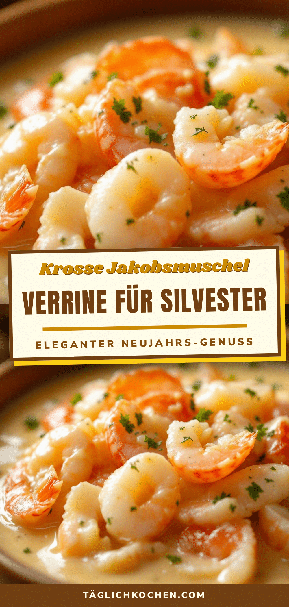 Knusprige Jakobsmuschel Verrine recipe