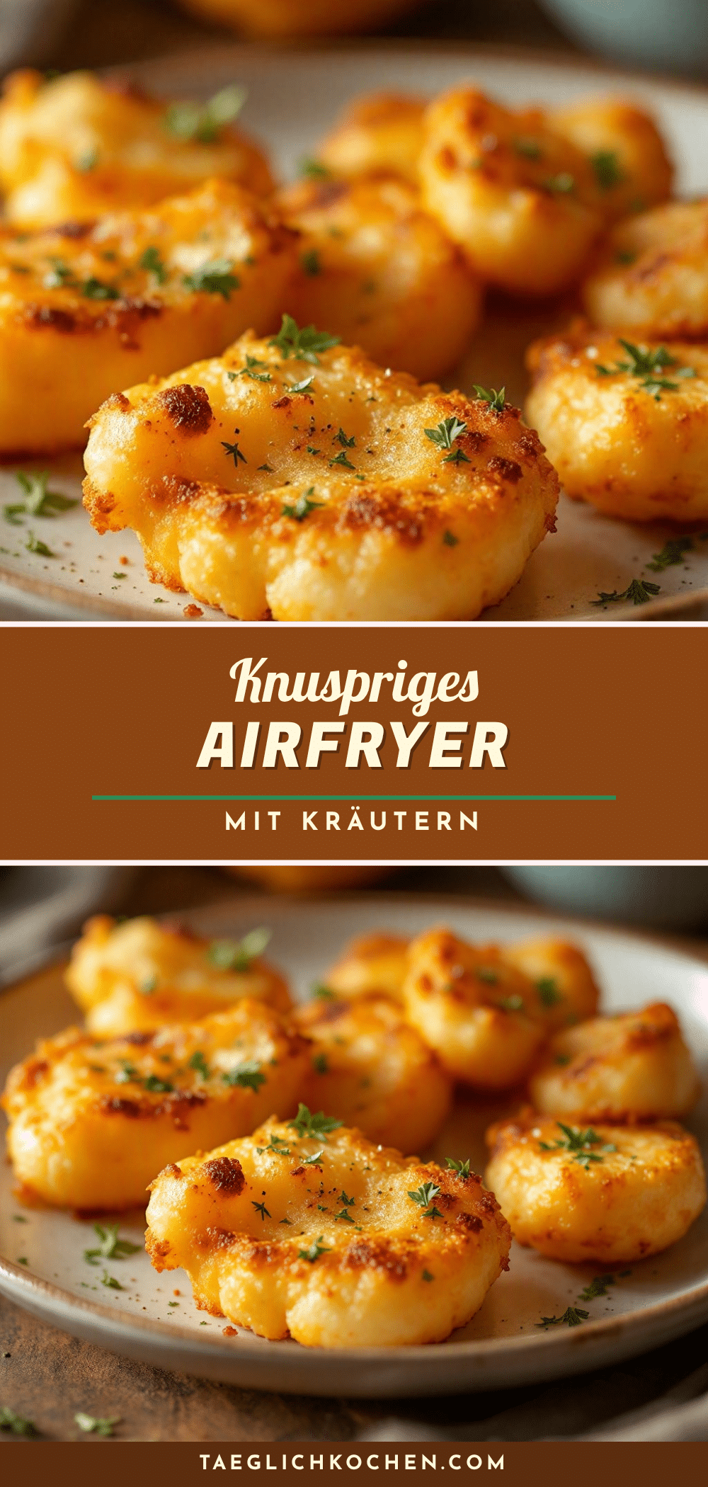 Knuspriges Airfryer-Hähnchen mit Kräutern recipe